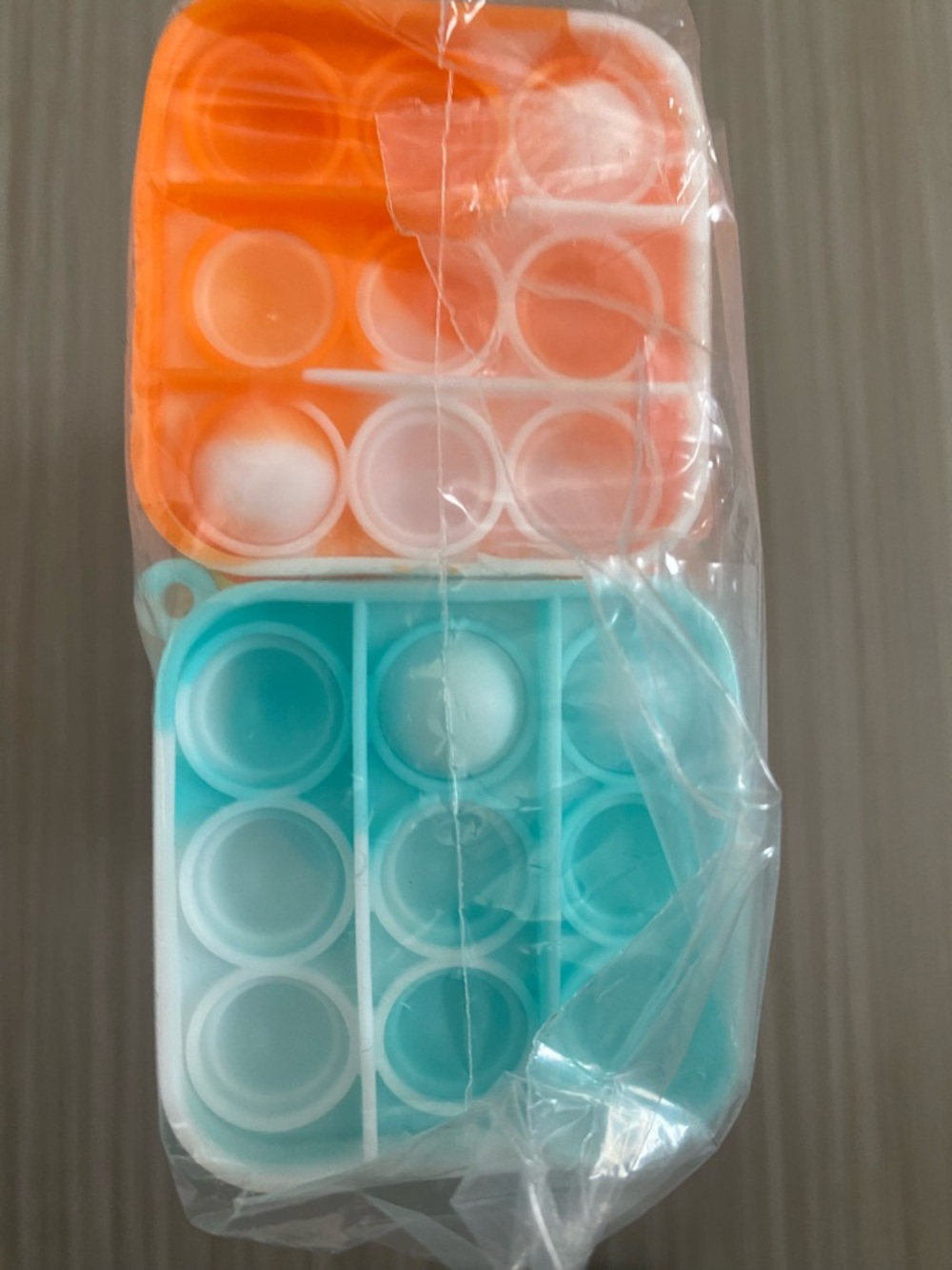 Pack of 30 Silicone mini Pop Fidget Toy multicolor